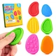 Silicone Baby Sensory Toys Juegos de regalo suave Piedra de preocupación texturizada para alivio de la ansiedad